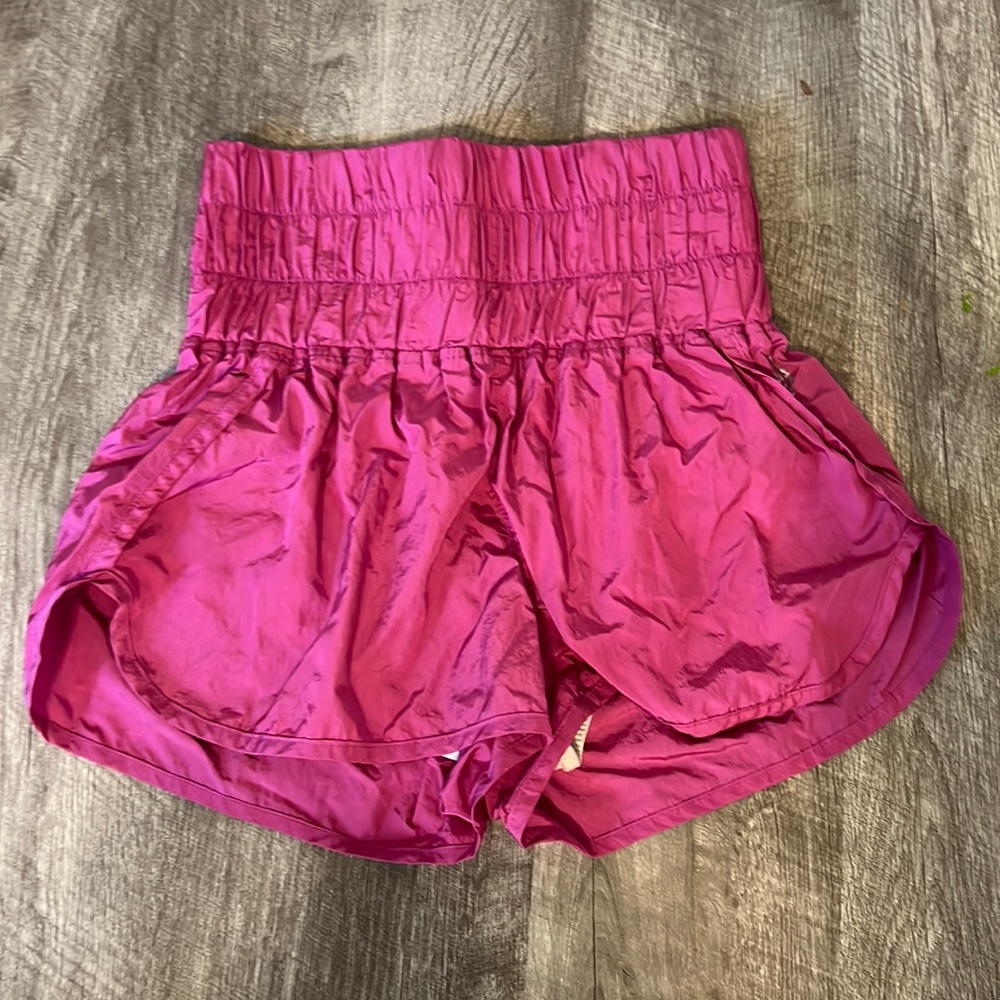 Free People movement The Way Home shorts pink